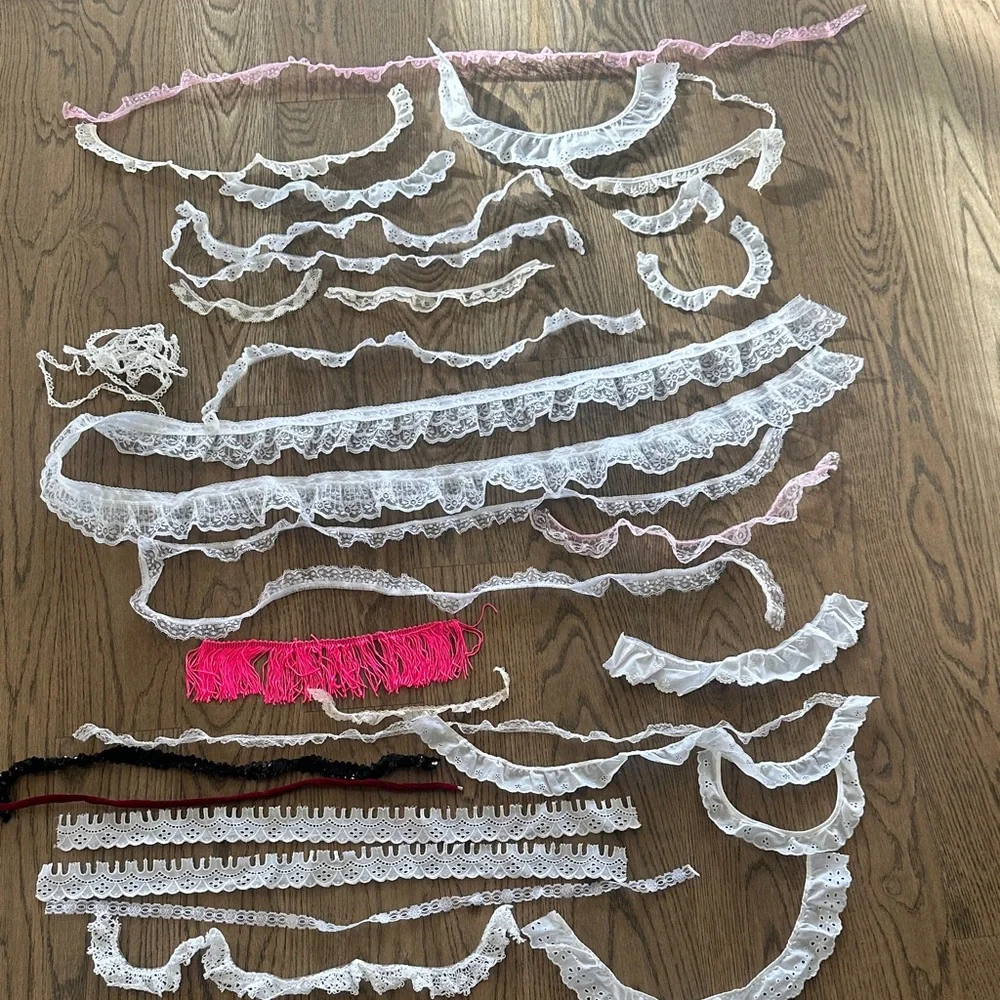 Bundle of Lace and Trim Great for Crafting